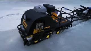 Мотобуксировщик X-MOTORS OPTI LUX 17лс с реверсом и подогревом ручек.