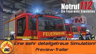 Notruf 112 - Die Feuerwehr Simulation | Eine sehr detailgetreue Simulation! | Preview-Trailer [HD]