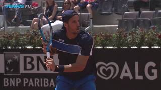 Feliciano Lopez delicious drop volley winner | Rome 2018