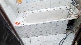 Сколько стоит отделка в ванной комнате и туалете плиткой и пластиком. Ремонт ванной комнаты. Часть 1