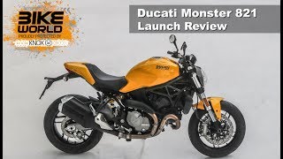 2018 Ducati Monster 821 Launch Review