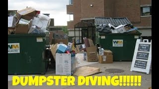 DUMPSTER DIVING!!!!!!!!!!!!!!!!!!