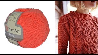 Пряжа YarnArt Jeans | Отзыв о пряже для ручного вязания