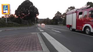 Großeinsatz Übung Feuerwehr und Rotes Kreuz Landkreis Hof