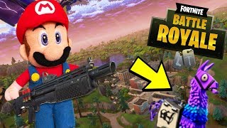 Mario Plays Fortnite! - Fortnite Battle Royale - [LOOT LLAMA!]