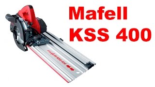 Mafell KSS400 ручная торцовочная пила с направляющей  выставка mitex 2014