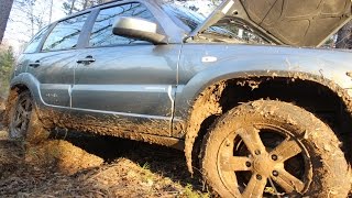 Chevrolet Niva (Шевроле Нива) and Mitsubishi Pajero mini в болоте [Off Road 4x4]
