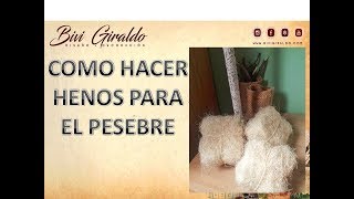 HENO PARA EL PESEBRE