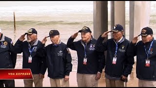 Cựu chiến binh thăm lại Omaha 75 năm sau D-Day (VOA)
