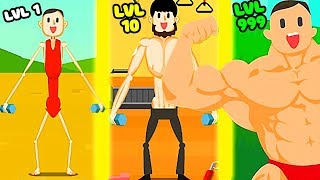 ЭВОЛЮЦИЯ МУСКУЛ ЧТОБЫ ПЕРЕСТАТЬ БЫТЬ ДРИЩЕМ В ИГРЕ MUSCLE KING!