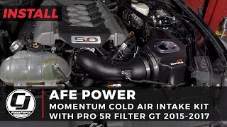 2015-2017 Mustang GT Install: aFe Momentum GT Cold Air Intake System with a Pro 5R Filter
