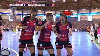 Gols Leoas da Serra 2x3 Taboão - 2ª Rodada Copa das Campeãs de Futsal 2019 (29/03/2019)