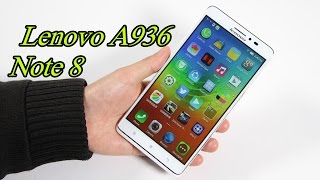 Lenovo Golden Warrior Note 8 A936 Hands On-4G Smartphone 6.0" 64-bit MT6752 OctaCore