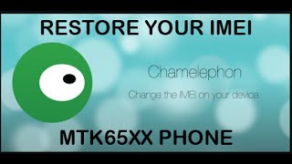 Restore IMEI on MTK6592 MTK6589 MTK6582 MTK6572 MTK6577