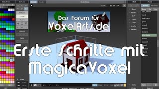 MagicaVoxel - Erste Schritte: Bau eines einfachen MiniHauses