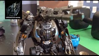 Transformers Age of Extinction Optimus Prime vs Lockdown Stop Motion