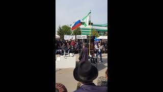 Выступление Ахмеда Барахоева на митинге в Магасе 10.10.2018