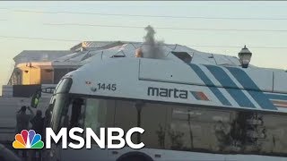 Atlanta City Bus Blocks View Of Imploding NFL Stadium | The 11th Hour | MSNBC