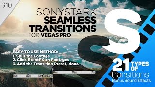 Seamless Transitions Preset Pack for Vegas Pro