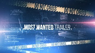 Most Wanted Trailer After Effects Template