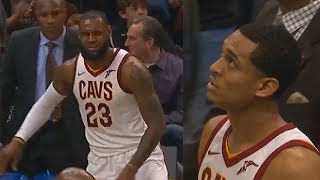 LeBron James Fools The Entire Pelicans Team with The Smartest HIGH IQ Play To Jordan Clarkson!