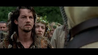 Прибытие солдат во главе с лордом. Лорд требует право первой ночи. HD