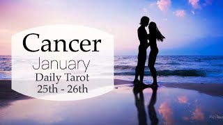 CANCER JAN 25th - 26th | THEY WAIT FOR CONTACT, BUT THEIR ANGER IS A LOT - Cancer Tarot Love Reading
