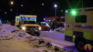 Trafikolycka i korsningen Tycho Hedéns Väg / Fålhagsleden