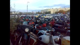 Жесть! Кладбище советских мотоциклов