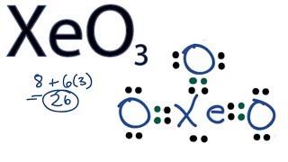 XeO3 Lewis Structure - How to Draw the Lewis Structure for XeO3