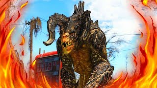 FALLOUT 4/ЛЮТАЯ БИТВА С КОГТЕМ СМЕРТИ И РЕЙДЕРАМИ