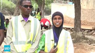 Muruqmaalatada degmada Xuddur oo si isxilqaan ah uga qeyb galey dhismaha maxkamadda Xuddur.
