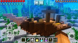 SECRET SHIP WITH TREASURE FOUND IN MINECRAFT 1.13 UPDATE!