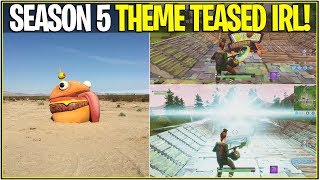 *NEW* Fortnite: EPIC PLACES MISSING DURR BURGER IN DESERT IRL! | (Season 5 Theme TEASED!)
