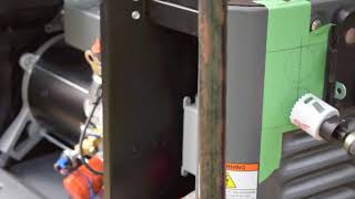 Oil pressure and oil temperature gauges install on 17 KW Honeywell Generator