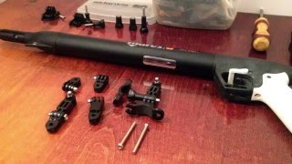 Крепим камеру на подводное ружье Mares mini Sten 58