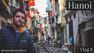 HANOI | WHAT TO EXPECT | AWESOME Street Train! | BRITISH Eating Vietnamese Food! | Hanoi Night Life