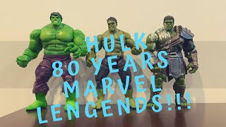 Hulk Marvel Legends Marvel 80 Years Size Comparison