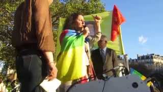 Allocution de Yasmina Oubouzar pour le MAK à la Manifestation de soutien à Kobanê (18.10.14)