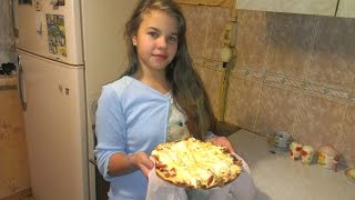 Быстрая пицца на сковородке - Или пицца за 10 минут
