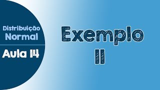 #14 - Exemplo 11 | Exercício Resolvido | Distribuição Normal | Exercício inverso