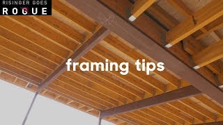 Three Framing Tips - Modern Architecture