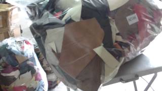 AE066 Leather scraps Обрезки кожи, купить, продажа