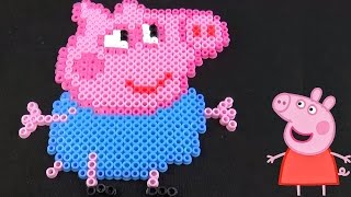 Пеппа Свинка Термомозаика Peppa Pig Perler Beads