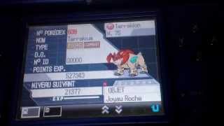 Tous les pokemon shiny sur noir/blanche 2