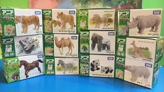 12 различных игрушки животных - Япония TAKARA Tomy - HD сборник (00406 ru)