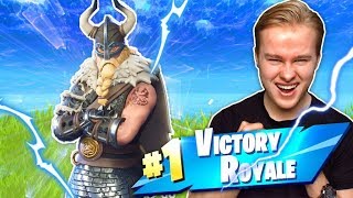 MENSEN BANG MAKEN MET DE NIEUWE VIKING SKIN!! - Fortnite Battle Royale (Nederlands)