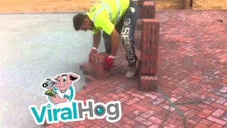 This Is How You Lay Bricks || ViralHog