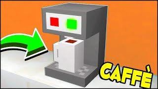 COME COSTRUIRE una MACCHINA del CAFFÈ senza MOD! Minecraft ITA