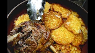 ДРАНИКИ С УТКОЙ ПО - БАЙРАКСКИ В КАЗАНЕ. И МЯСО И РЫБА